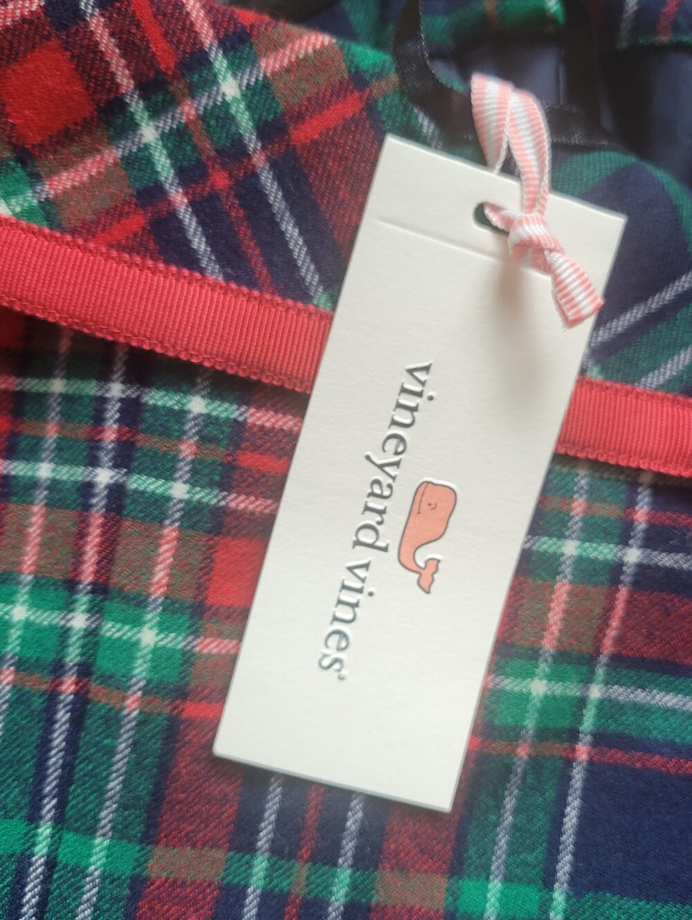 NWT Vineyard Vines Plaid Mini Dress - Picture 5 of 6